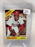 1966 Topps Bob Gibson #320 HOF VG Corner Crease