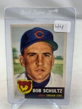 1953 Topps Bob Schultz #EX-MT Fresh - Another Nice Card in a Run of 1953 Topps