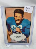 1953 Bowman Leon Hart #31 VG-EX Faces Up Nicer