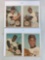 1967 Topps BB 4 Poster Lot  of Giants and Orioles