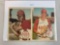 1967 Topps BB 4 Poster Lot of Braves and Indians