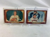 1955 Bowman BB Bob Lemon and Bob Feller