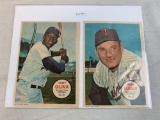 1967 Topps BB Poster of Twins Killebrew and Oliva