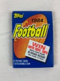 1984 Topps Football Unopened Pack