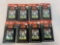 Eight 2008 Topps Cincinnati Bengals Football Team Sets - 12 Card Set - Sealed in Bubble Pack on card
