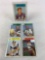 Five 1966 Philadelphia Brand Football Cards - Krause, McDonald, Wood, Adderly & Le Beau