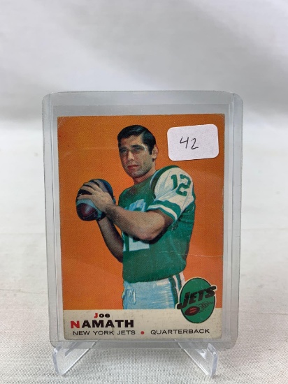 1969 Topps Joe Namath Football Card