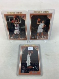 Three 1998-99 Topps Basketball Rookie Cards - Paul Pierce card #135; Dirk Nowitzki card #154 & Vince