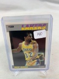 1987-88 Fleer Basketball Card - Magic Johnson card #56 of 132 - MT Condition