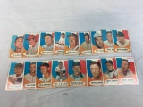 Seventeen 1961 Topps Baseball Cards - Seventeen different cards - Fifteen cards are Off Center EX Co