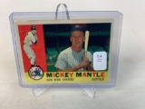 1960 Topps Baseball Card - Mickey Mantle #350 - EX+ Condition