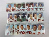 Twenty-two 1966 Philadelphia Brand St. Louis Cardinals Football Cards