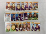 Twenty-two 1966 Philadelphia Brand Atlanta Falcons Football Cards