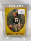 1958 Topps Sonny Jurgensen Rookie Football Card