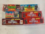 6- Complete Factory Football Sets- (3) 1990 Score, 1990 Topps, 1991 Bowman, 1989 Topps
