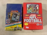 1990 Score & 1991 Pro Football hall of fame wax boxes