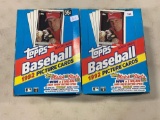 (2) 1992 Topps baseball wax boxes