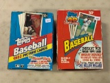(1) 1992 & (1) 1991 Topps baseball wax boxes