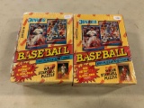 (2) 1991 factory sealed Donruss baseball wax boxes
