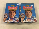 (2) 1988 Leaf baseball wax boxes