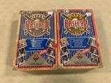 (2) 1992 Upper Deck baseball wax boxes