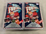 (2) 1991 Upper Deck factory sealed football wax boxes