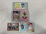 Mikey Mantle, Sandy Koufax, & Hank Aaron cards with others