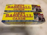 2-1986 Topps Baseball Factory Set