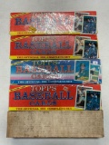 1988 and 1989 Topps Sets- (3) 1988 and (2) 1989
