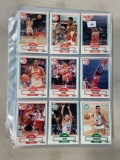 1990 Fleer Basketball Complete Set with stickers