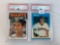 1986 Topps traded & 1987 Fleer Will Clark PSA 8â€™s