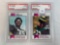 1973 Topps Joe Greene PSA 4 & Franco Harris PSA 5