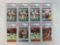 (8) 1990 Pro Set PSA mostly PSA 8â€™s Thomas, Kennedy, George, & Young