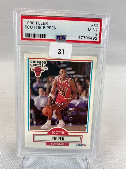 1990 Fleer Scottie Pippen PSA 9