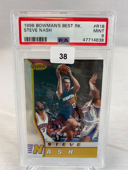 1996 Bowmans Best Steve Nash PSA 9