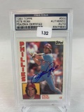 1984 topps Pete Rose Authentic auto PSA/DNA certified