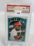 1972 Topps Lou Brock PSA 8