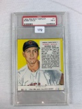 1954 red man tobacco Bobby Avilla PSA 3