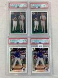 (4) 1991 UD Final Edition All star checklist- Griffey & Sandburg