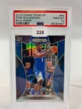 2019 Panini prism DP Zion Williamson blue prism PSA 10