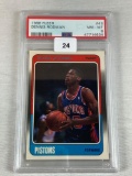 1988 Fleer Dennis Rodman PSA 8