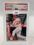 2020 topps Mike Trout PSA nine