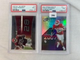 (2) 2007 Adrian Peterson PSA Graded cards