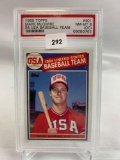 1985 Topps Mark Mcgqire 84 USA Baseball Team PSA 8