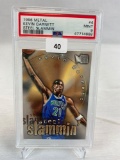 1996 Metal Kevin Garnett Steel Slammin PSA 9