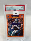 1989 Pro Set Michael Irvin PSA 9