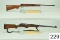 Lot of 2    1. Remington    Mod 788    Cal 22-250 Rem    SN: A6180559