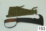 Frank Warren Inc.    Survival Ax    Type IV    Canvas Sheath    Condition: Very Good