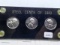 1943P,D,S, STEEL CENTS IN HOLDER