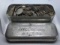 1918 METAL BOX OF MISC. U.S. COINS MOSTLY QUARTERS & HALVES